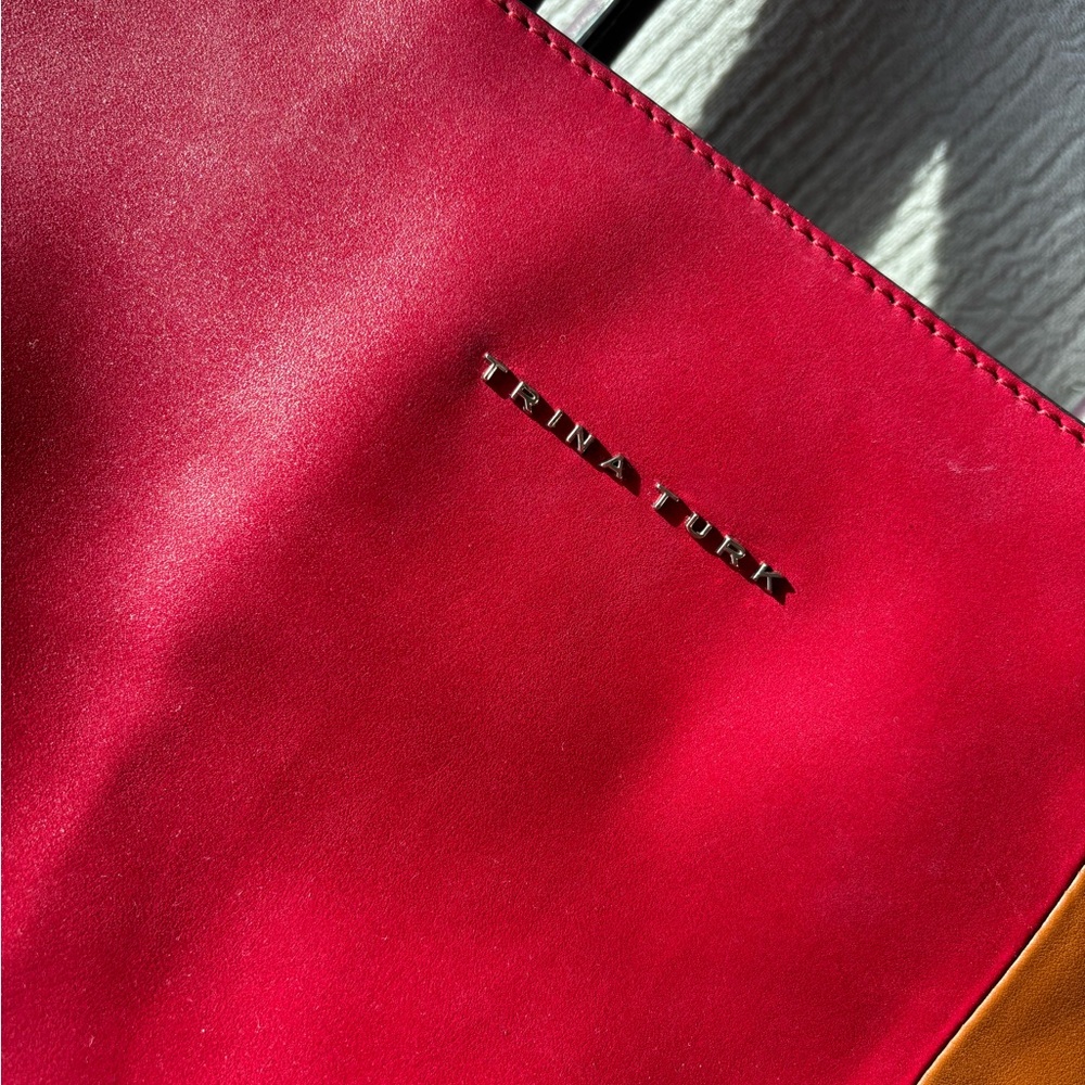 Trina Turk Colorblock Leather Tote